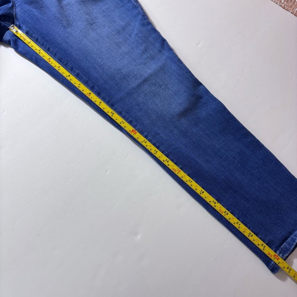 NYDJ Lift Tuck Cropped Jeans Cool Embrace Pull On Stretch Straight Leg Capri 8P - Picture 14 of 15